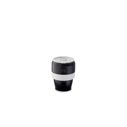 W10 Hazlewood opvouwbare RVS thermosbeker (340 ml) zwart