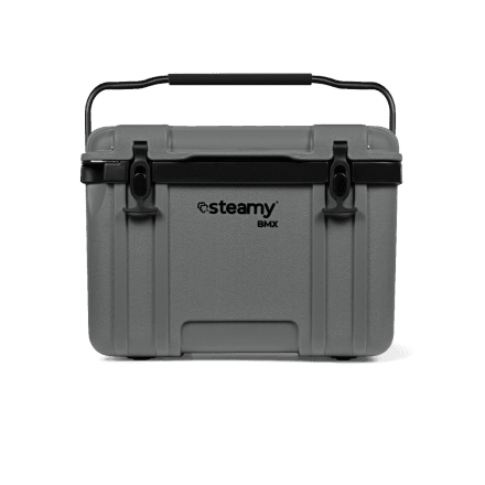 Steamy BMX 26 (26 Liter) Grijs + 2x koelelement Large met flinke korting