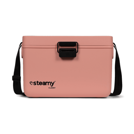Steamy Classy 12 (12 Liter) Koelbox Roze + 2x koelelement Small met flinke korting