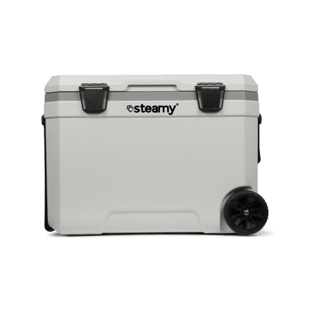Steamy Marine 45 Roller (45 Liter) Koelbox Wit + 2x koelelement Large met flinke korting