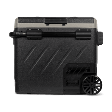 Steamy-E Dual Zone Roller Elektrische Compressor Koelbox Op Wielen (58 liter)