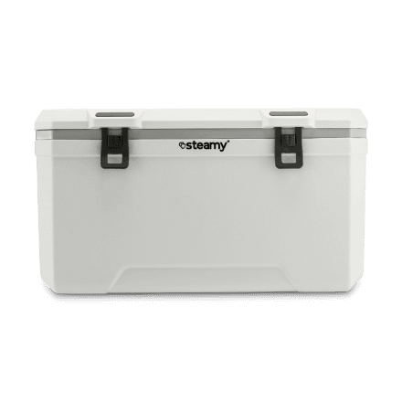 Steamy Marine 120 (120 Liter) Koelbox Wit + 1x koelelement XXL met flinke korting