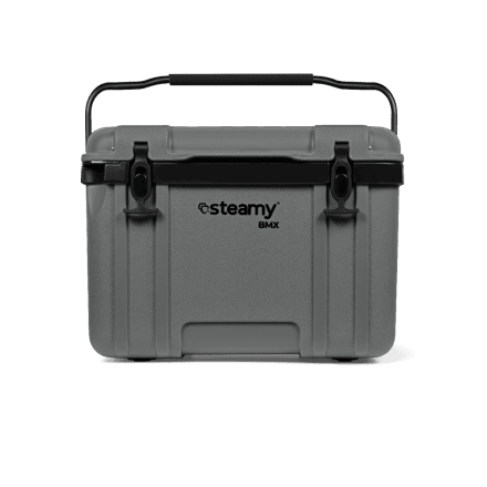 Steamy BMX 26 (26 Liter) Grijs + 2x koelelement Large met flinke korting