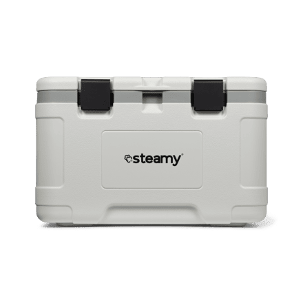 Steamy Marine 35 (35 Liter) Koelbox Wit + 2x koelelement Large met flinke korting