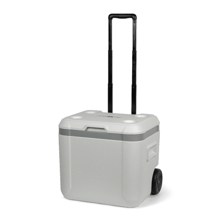 Steamy Marine 52 Roller (52 Liter) Koelbox op Wielen Wit + 1x koelelement XXL met flinke korting