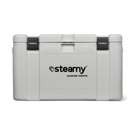 Steamy Marine Pro 70 (70 Liter) Koelbox Wit + 1x koelelement XXL met flinke korting
