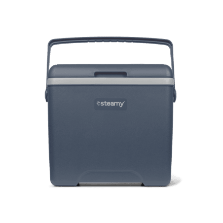 Steamy Cool 28 (28 Liter) Koelbox Blauw + 2x koelelement Medium met flinke korting