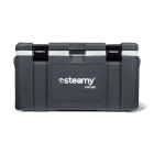 Steamy Pro 50 (50 Liter) Koelbox Grijs + 2x koelelement Large met flinke korting