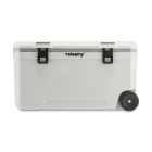 Steamy Marine 120 Roller (120 Liter) Koelbox op Wielen Wit + 1x koelelement XXL met flinke korting