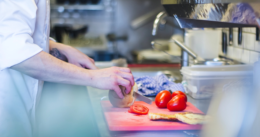 Preparing food